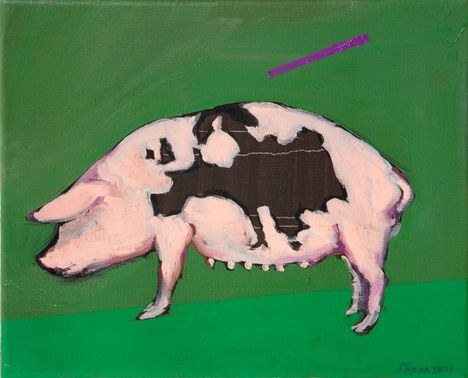 European Pig | 2008 | Öl auf Leinwand | 27 x 33 cm