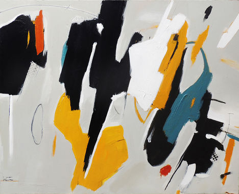 Open II | 2017 | Mixed media on canvas | 130 x 160 cm