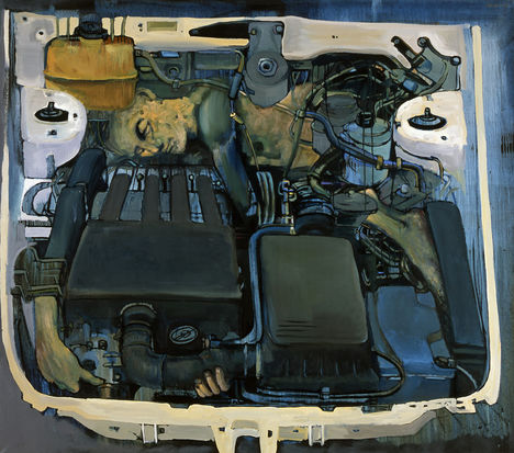 Symbiotec | 2003 | Öl auf Leinwand | 150 x 170 cm 