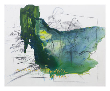 El Poeta III | 2017 | Mischtechnik auf Leinwand | 65 x 80 cm