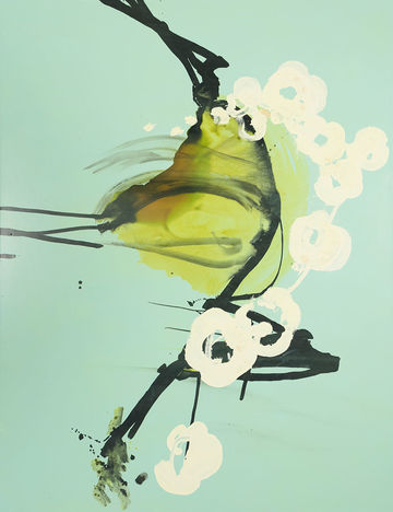 elements - blooming and fading | 2017 | Mischtechnik auf Leinwand | 130x100 cm