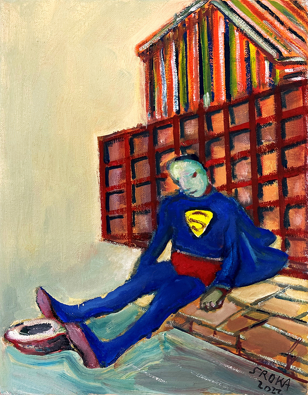 Super... | 2022 | Öl auf Leinwand | 40 x 30 cm