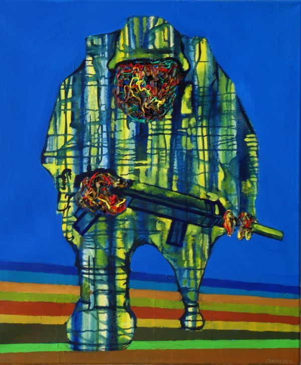 Van Gogh Militaire 2 | 2012 | Öl auf Leinwand | 81 x 70 cm