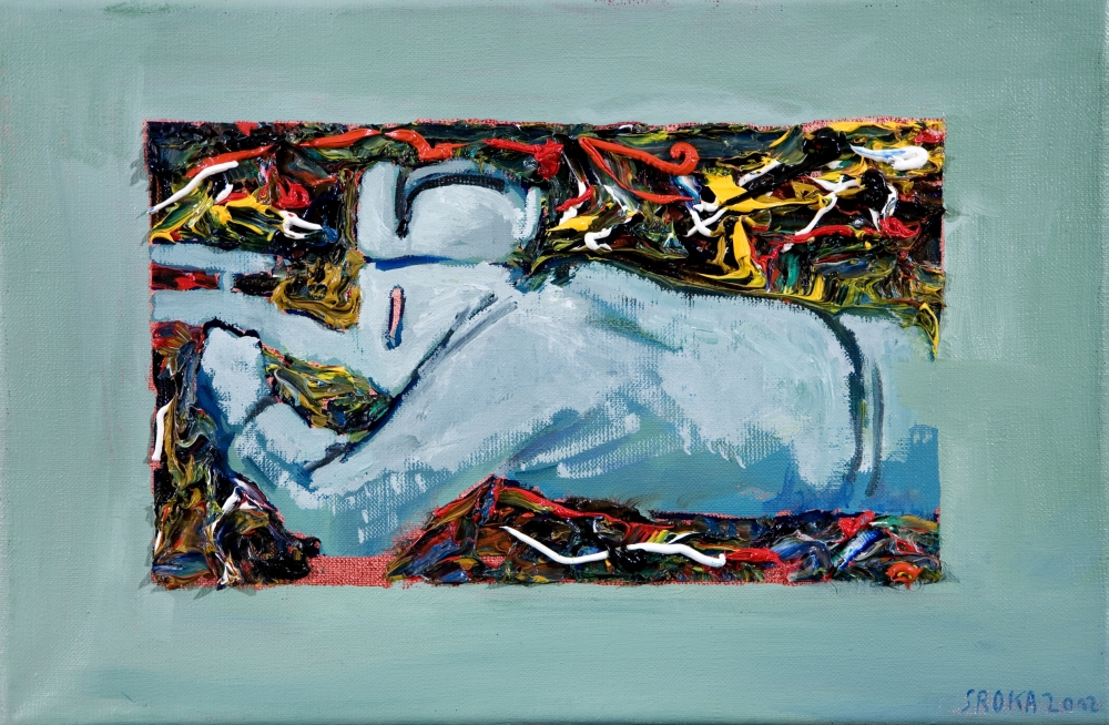 Van Gogh Militaire 3 | 2012 | Öl auf Leinwand | 27 x 41 cm