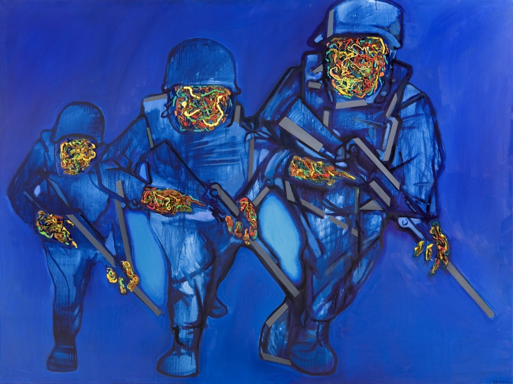 Van Gogh Militaire 4 | 2012 | Öl auf Leinwand | 150 x 200 cm