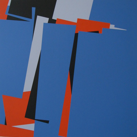 Tafelbild 97 | 1997 | Acryl, Dispersion auf Holz | 87 x 87 cm