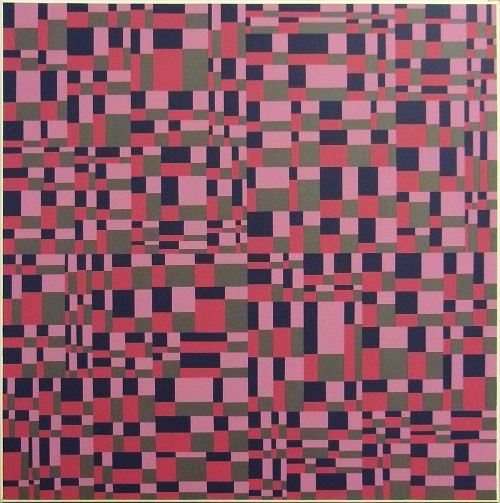 Seria Komputerowa | 2016/5 | Acryl auf Leinwand | 100 x 100 cm