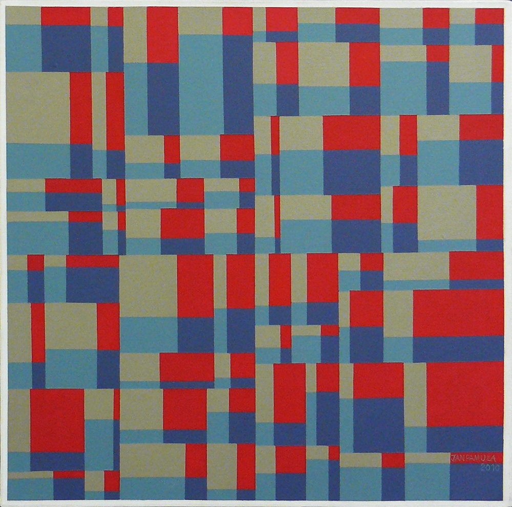 Seria Komputerowa | 2010/4 | Acryl auf Leinwand | 70 x 70 cm