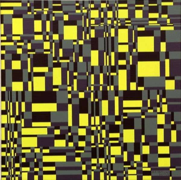 Seria Komputerowa I | 2000 | Acryl auf Leinwand | 55 x 55 cm